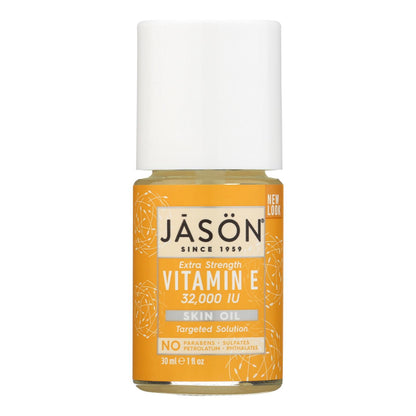 Aceite de belleza puro con vitamina E de Jason - 32 000 UI - 1 onza líquida