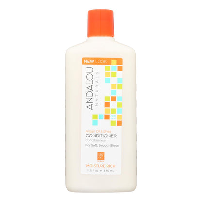 Andalou Naturals Moisture Rich Conditioner Argan And Sweet Orange - 11.5 Fl Oz