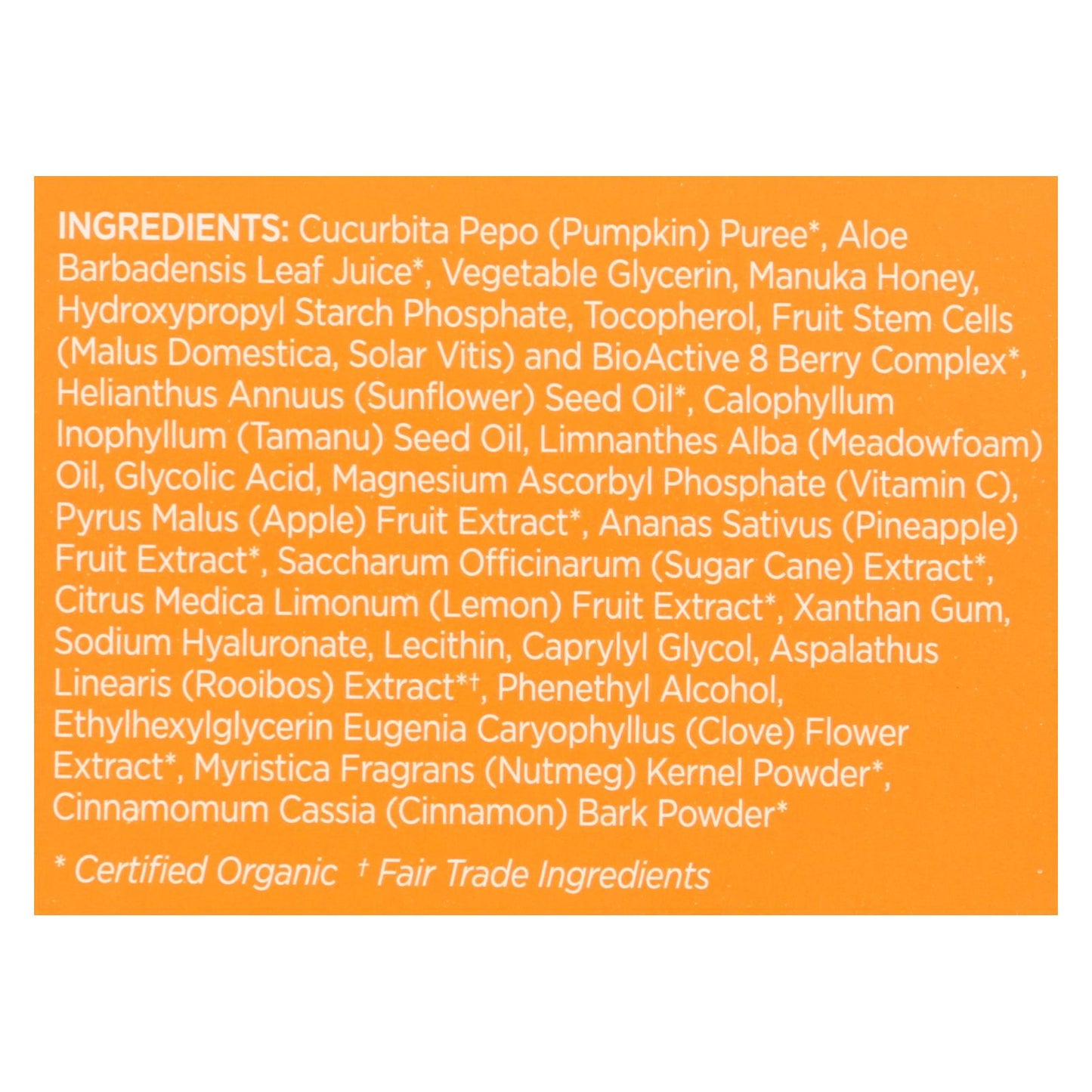 Andalou Naturals Glycolic Brightening Mask Pumpkin Honey - 1.7 Fl Oz