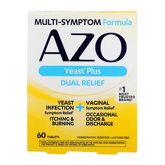 Azo Yeast Plus - 60 Tablets