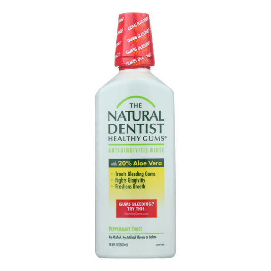 Natural Dentist Healthy Gums Antigingivitis Rinse Peppermint Twist - 16.9 Fl Oz