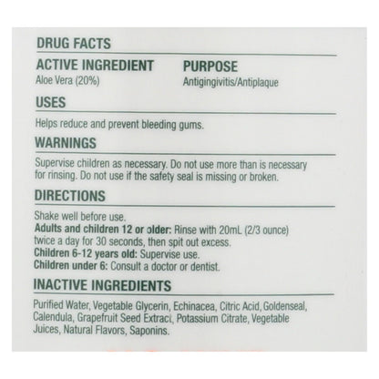 Enjuague diario antigingivitis con cáscara de naranja para encías sanas de Natural Dentist - 16 fl oz