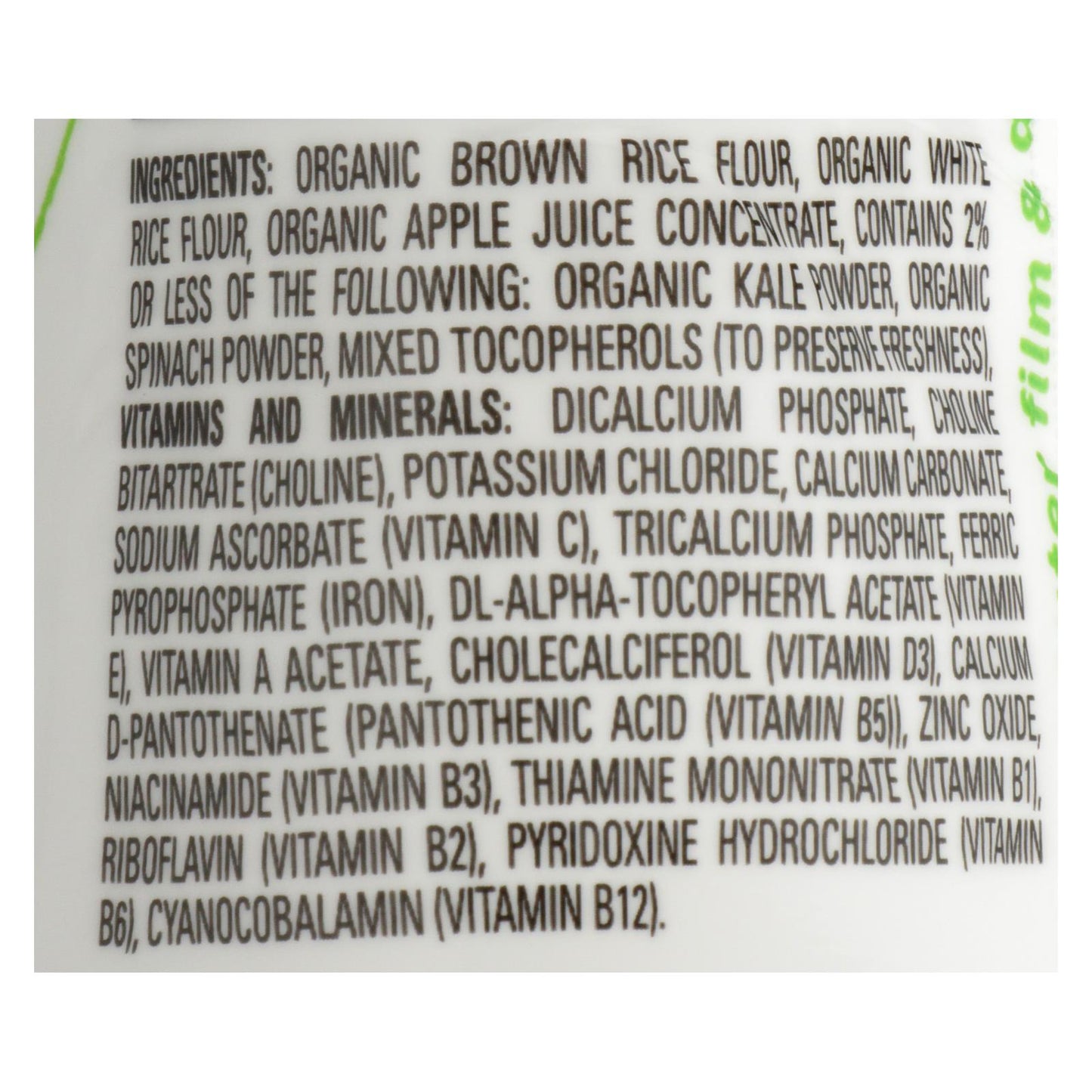 Bocadillos verdes orgánicos Happy Baby - 2,1 oz - Caja de 6