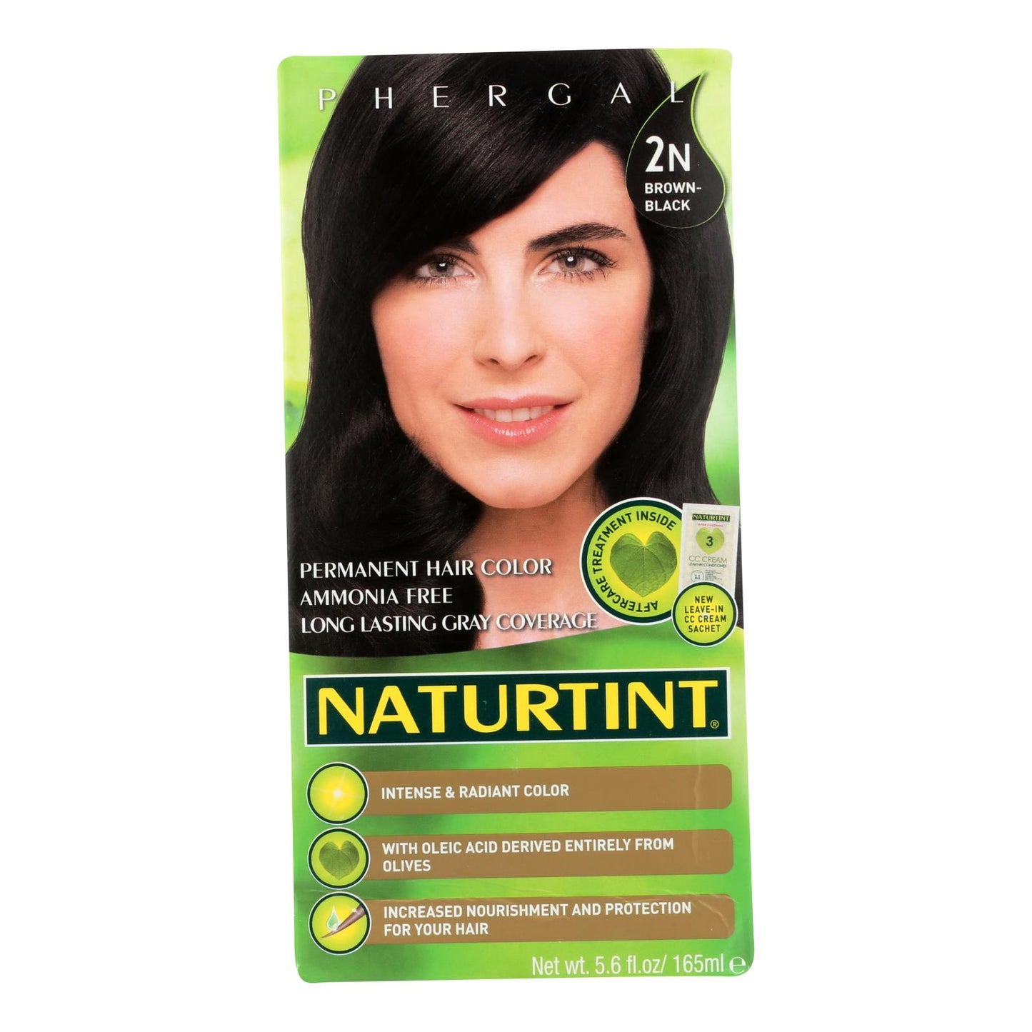 Tinte para cabello Naturtint - Permanente - 2n - Castaño oscuro - 5,28 oz