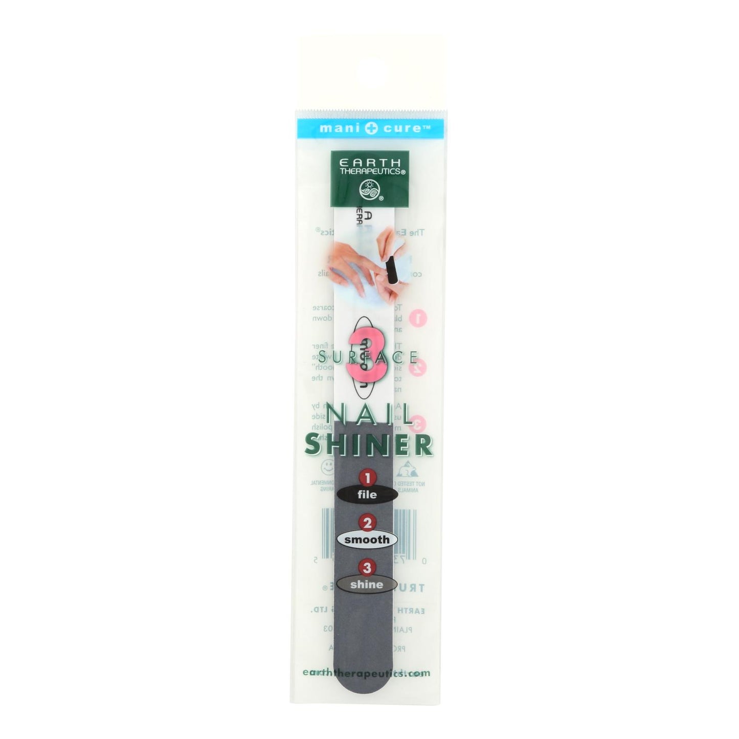 Barra de brillo para uñas Earth Therapeutics - 1 lima - Caja de 12