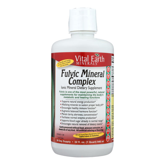 Vital Earth Minerals Fulvic Mineral Complex - 32 Fl Oz