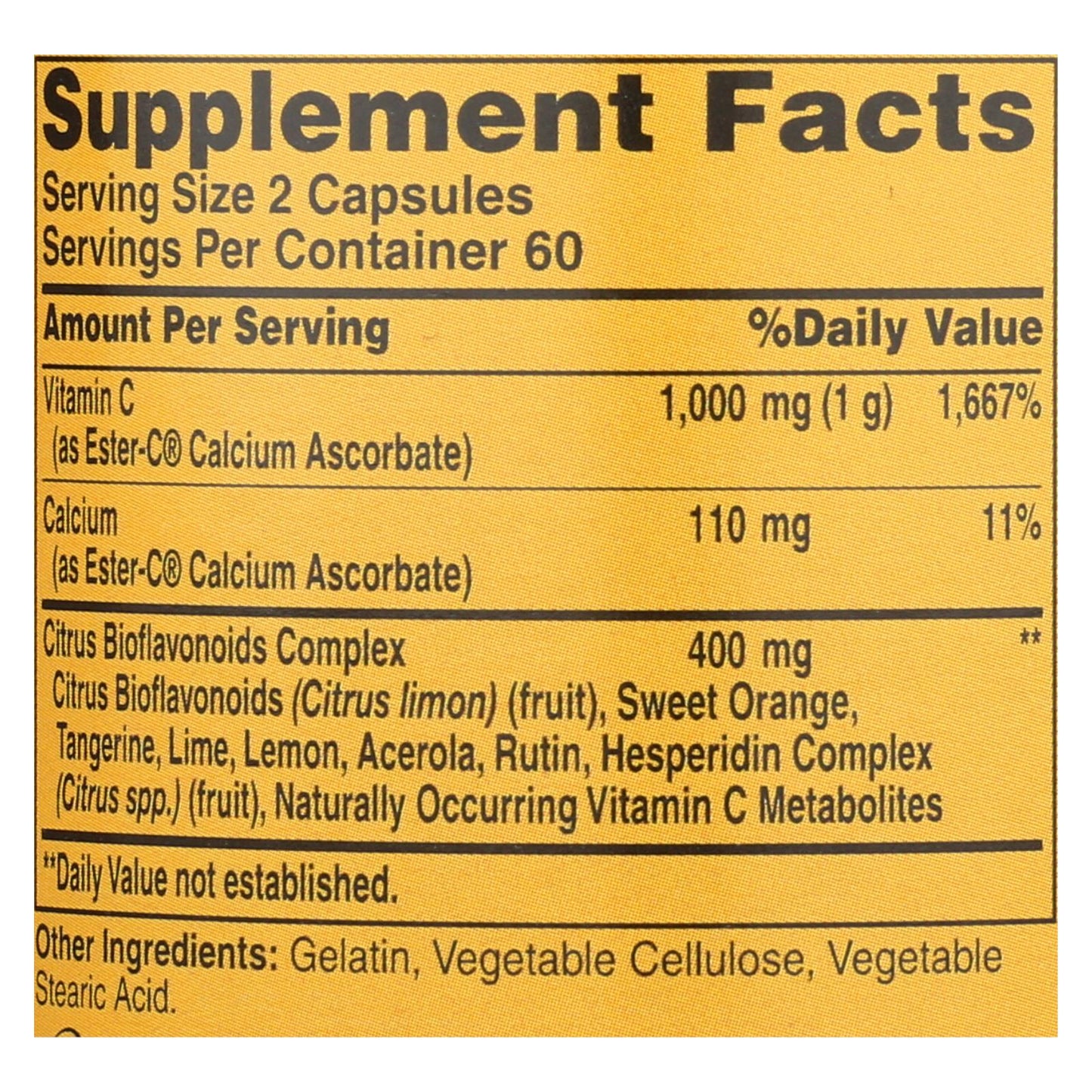 American Health - Ester-c con bioflavonoides cítricos - 500 mg - 120 cápsulas