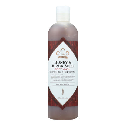 Nubian Heritage Body Wash Honey And Black Seed - 13 Fl Oz