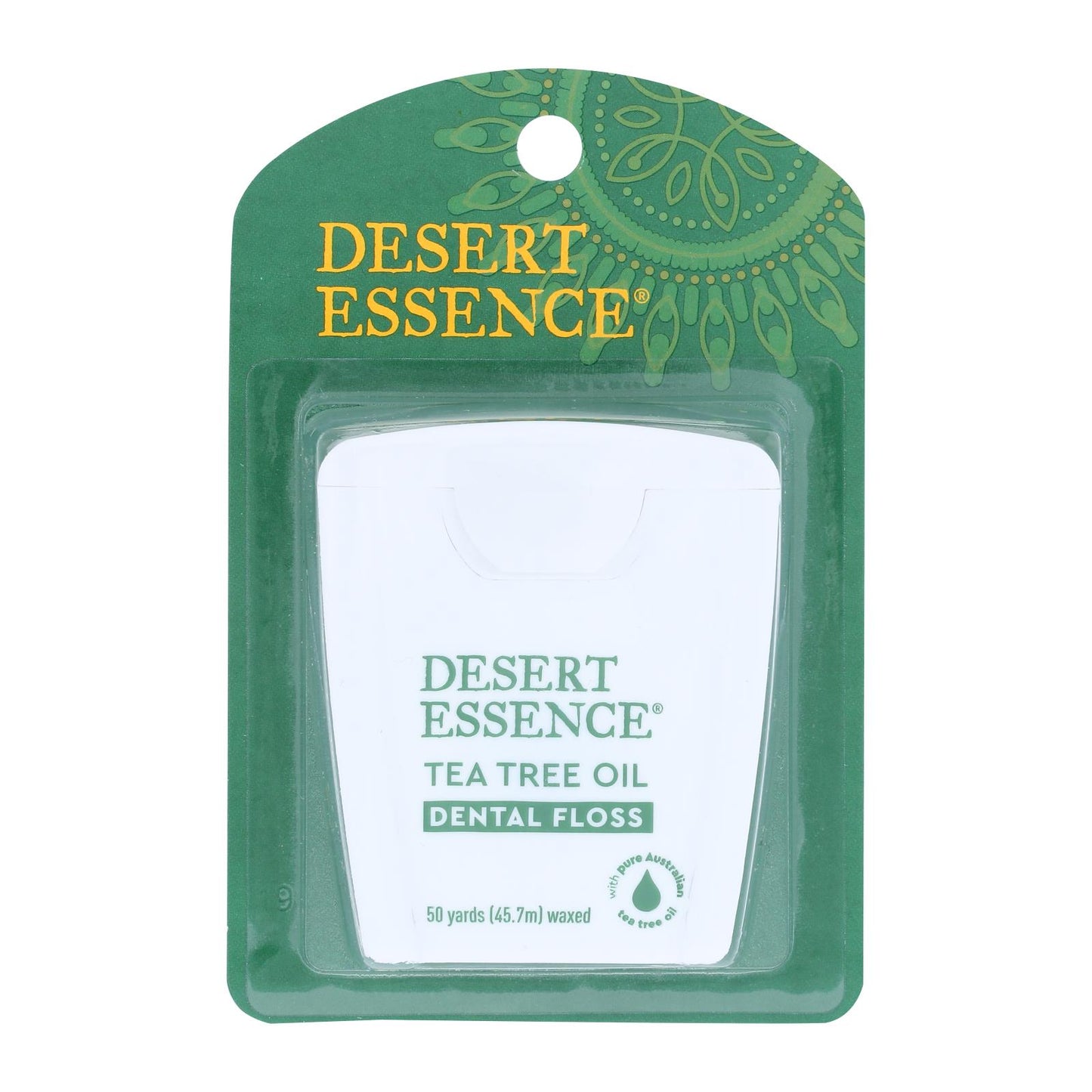 Desert Essence - Dental Floss Tea Tree Oil - 50 Yds - Case Of 6