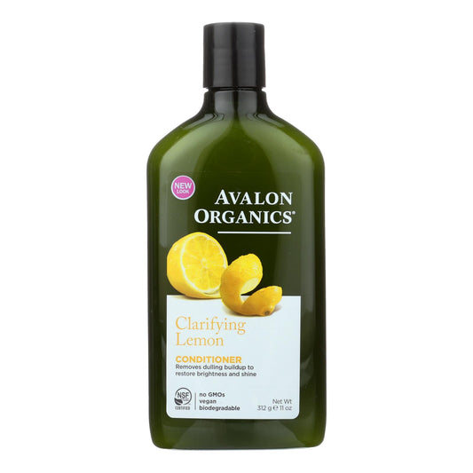 Acondicionador clarificante de limón Avalon Organics - 11 fl oz