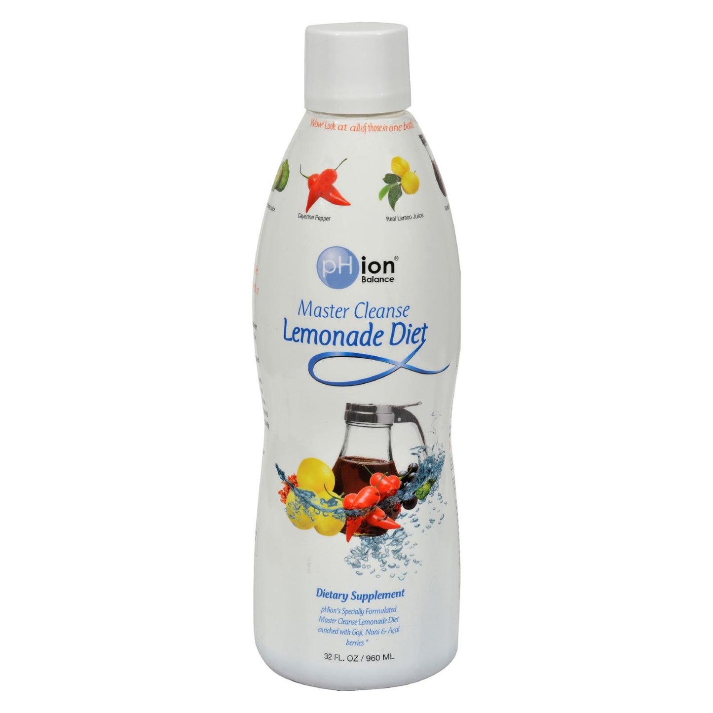 Dieta de limpieza maestra Phion Balance con limonada, 32 oz