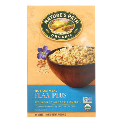 Avena caliente Nature's Path - Flax Plus - Caja de 6 - 14 oz.