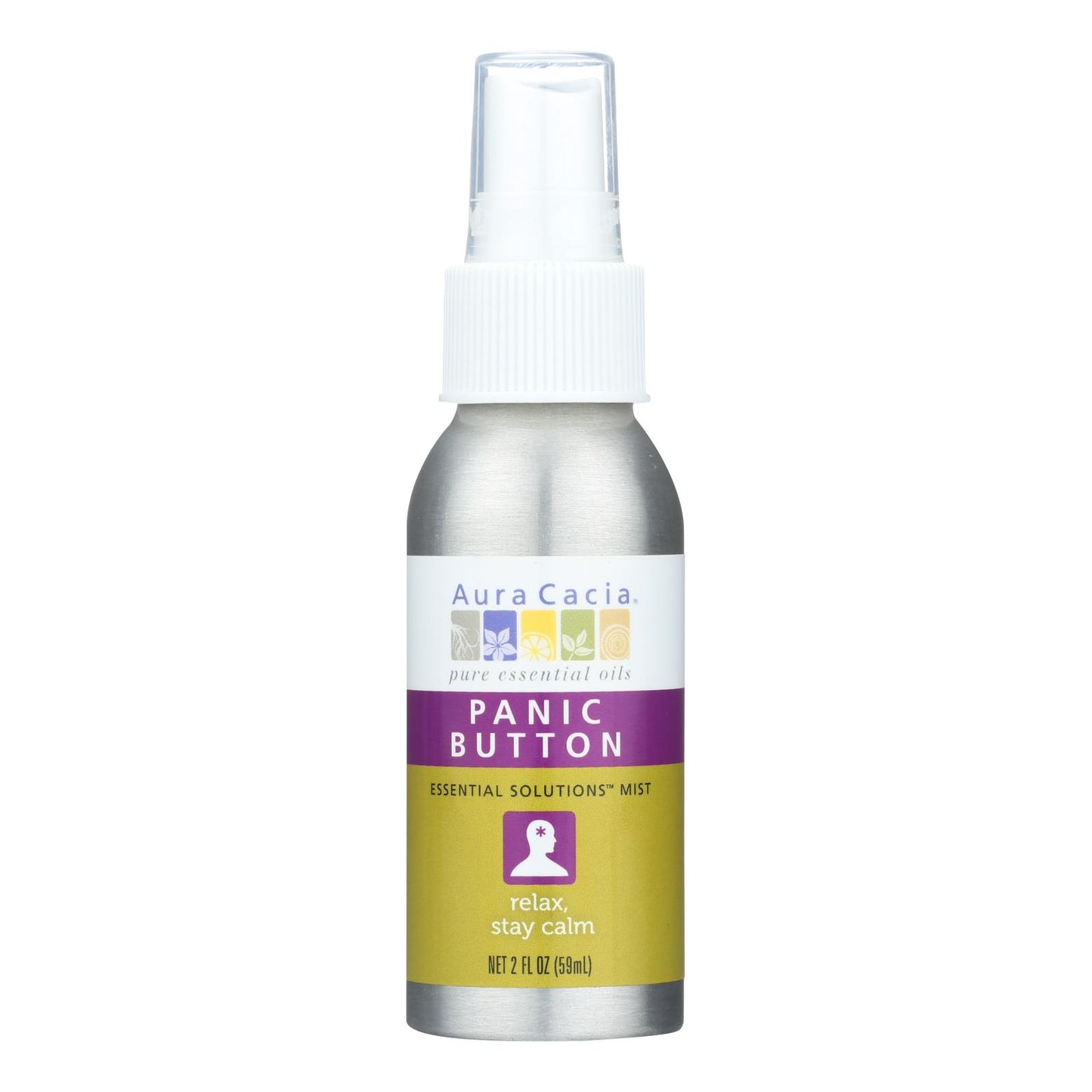 Aura Cacia - Essential Solutions 喷雾紧急按钮 - 2 盎司