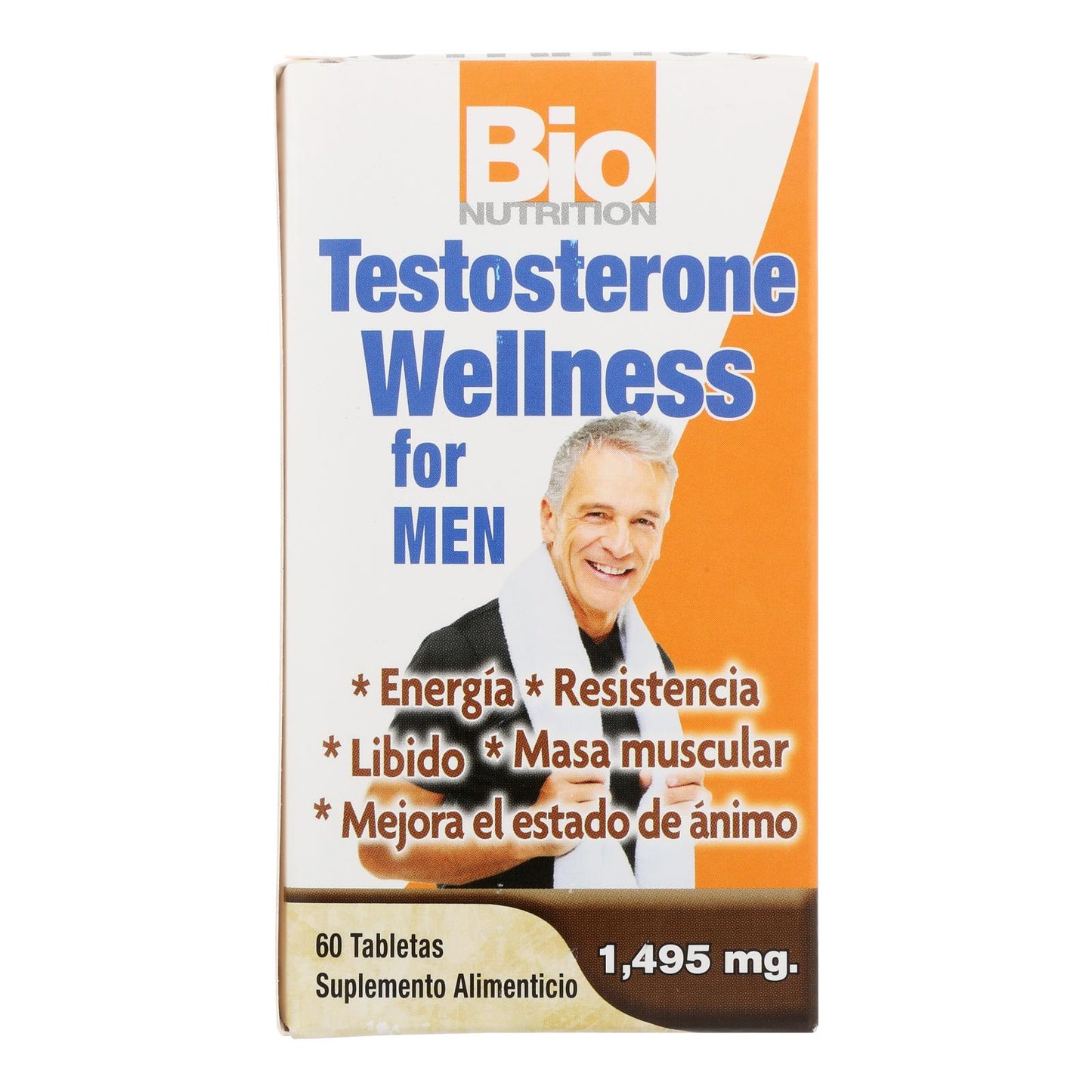 Bio Nutrition - Testosterone Wellness For Men - 60 Tablets