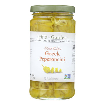 Pepperoncini griego natural de Jeff's Jeff's Natural - Pepperoncini griego - Caja de 6 - 12 oz.