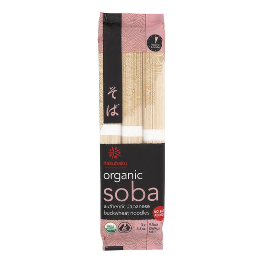 Soba orgánico Hakubaku - Caja de 8 - 9,52 oz.