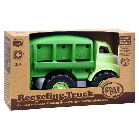 Camión de reciclaje de juguetes ecológicos