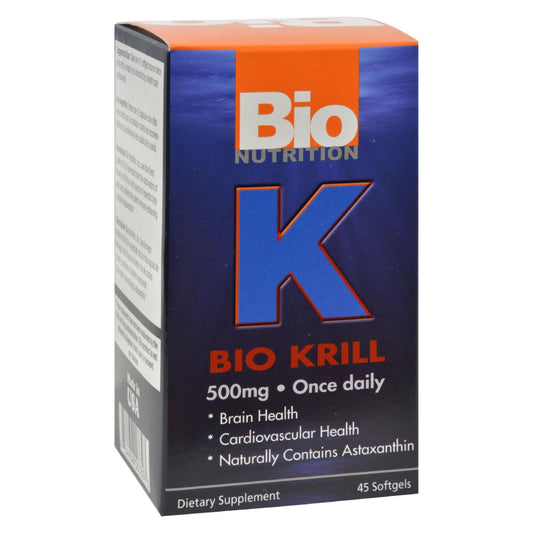 Bio Nutrition - Bio Krill 500 mg - 45 Cápsulas Blandas