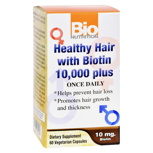 Bio Nutrition - Cabello saludable con biotina - 60 unidades