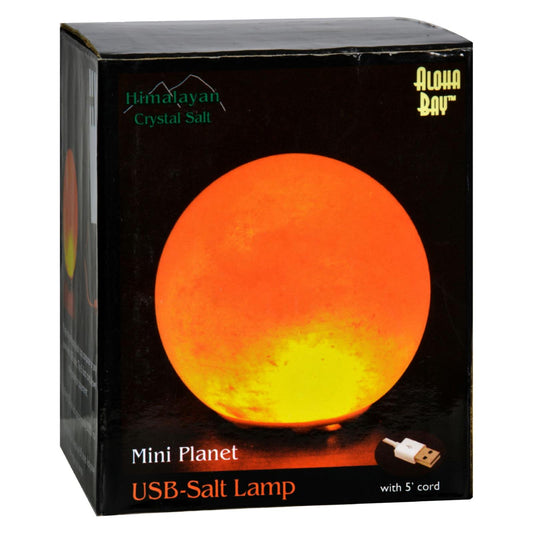 Himalayan Salt Mini Planet Salt Lamp - Usb - 3 In