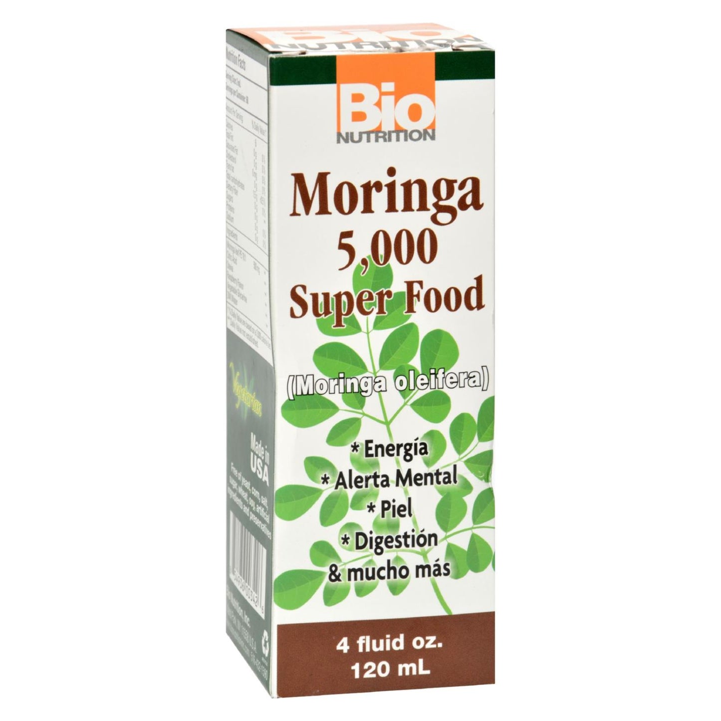 Bio Nutrition - Moringa, un superalimento, 5000 mg, 4 onzas líquidas