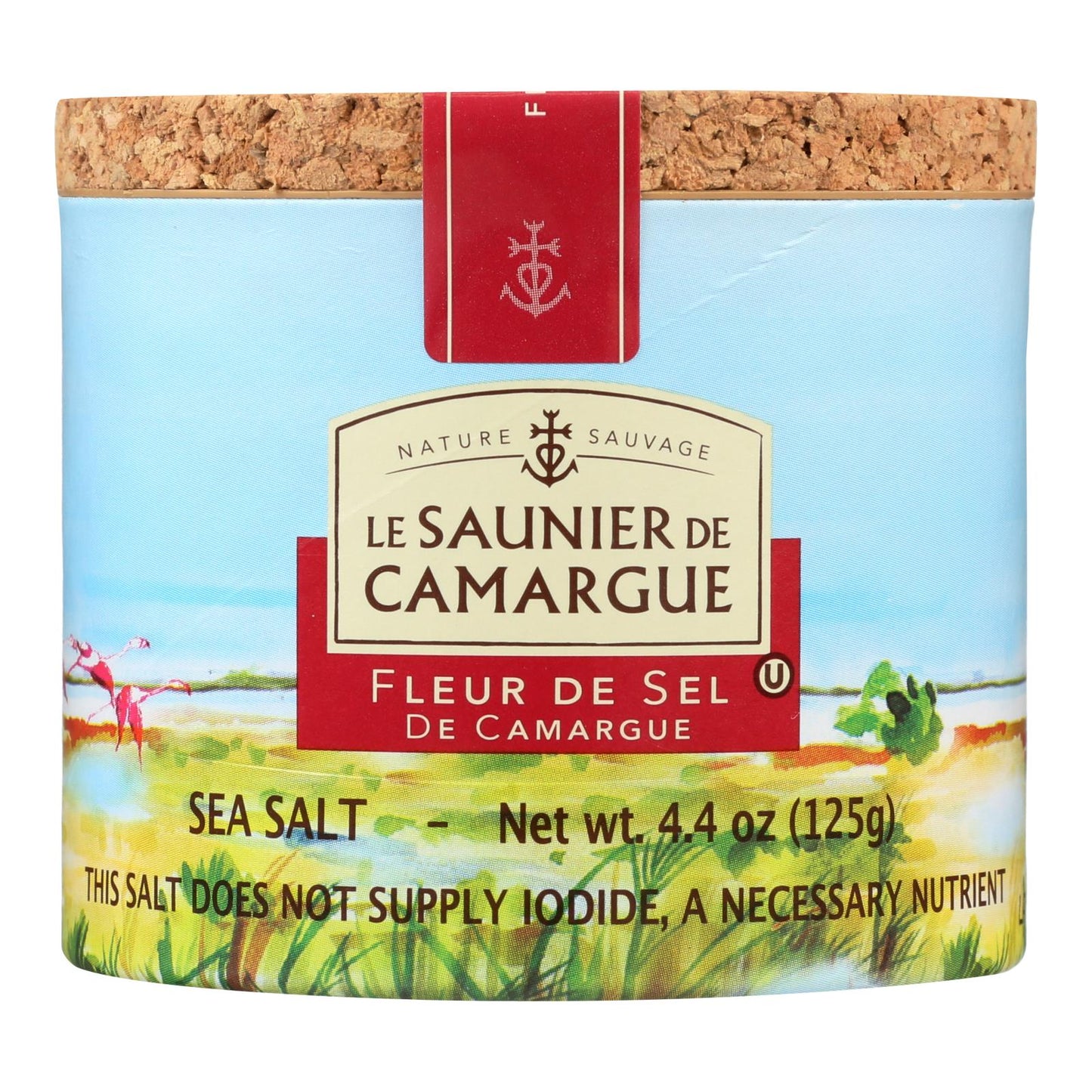 Le Saunier De Camargue French Sea Salt - Fleur De Sel - Case Of 6 - 125 Gram