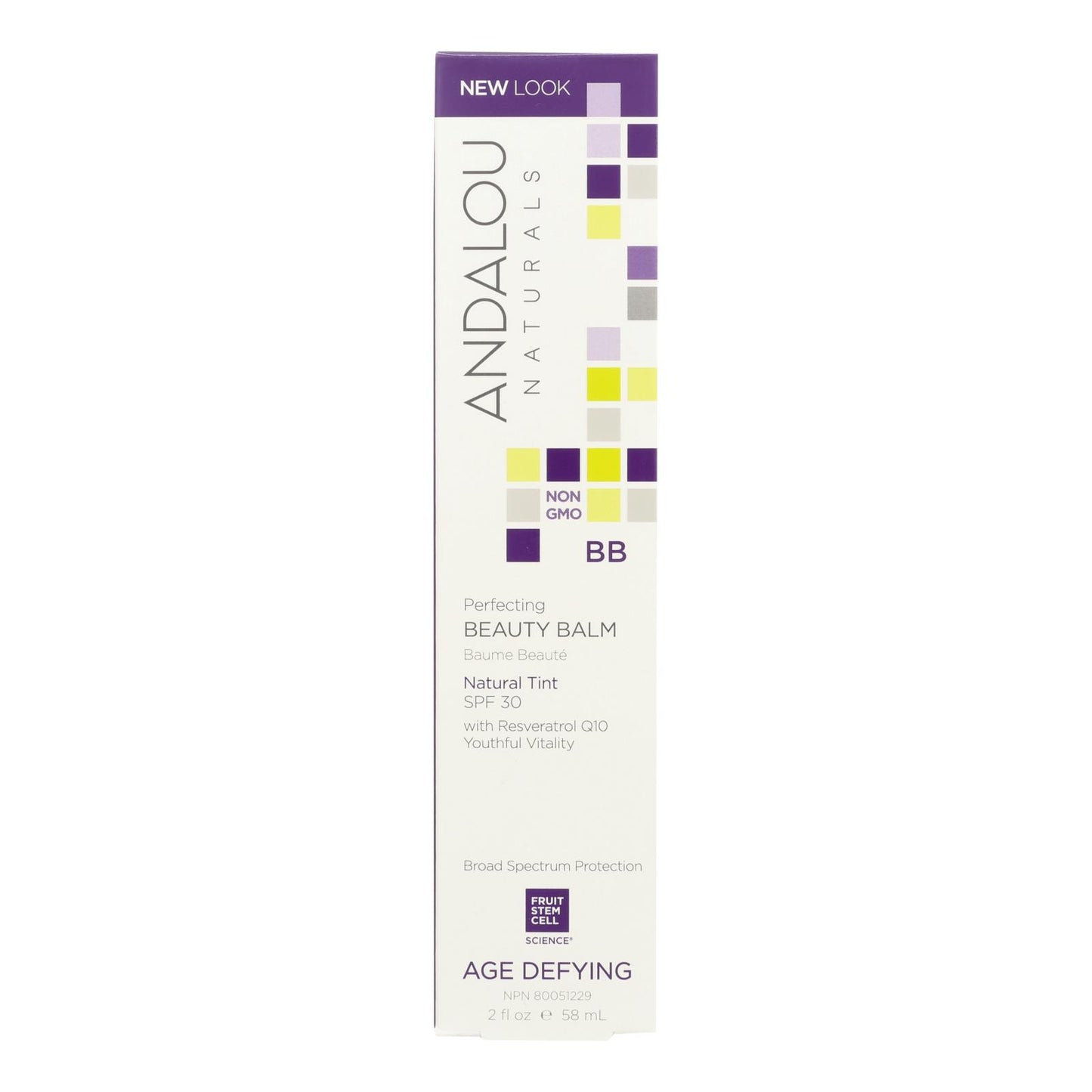 Andalou Naturals Skin Perfecting Beauty Balm - Natural Tint Spf 30 - 2 Oz