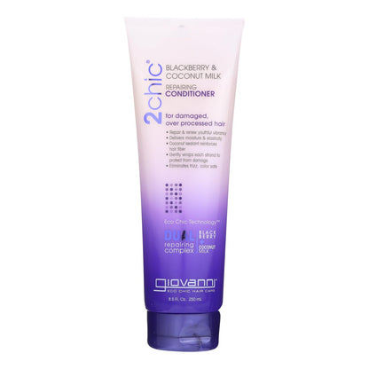 Acondicionador Giovanni Hair Care Products - 2chic - Ultra Repair - Mora y leche de coco - 8.5 oz