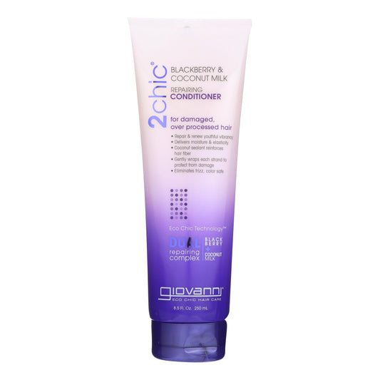 Acondicionador Giovanni Hair Care Products - 2chic - Ultra Repair - Mora y leche de coco - 8.5 oz