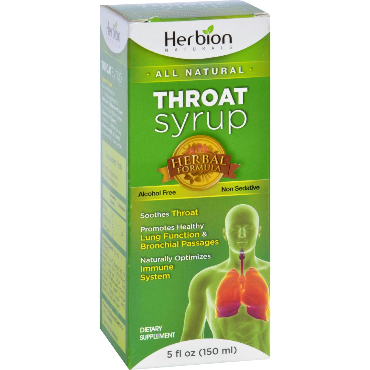 Herbion Naturals Throat Syrup - All Natural - 5 Oz