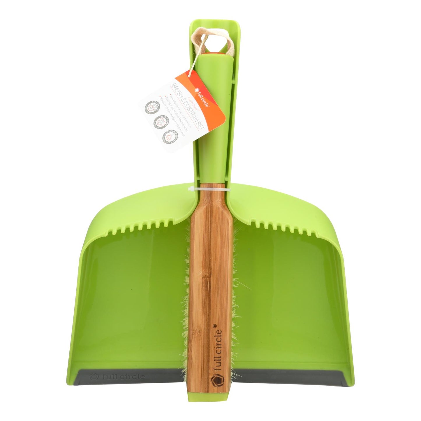 Juego de recogedor y cepillo para el hogar Full Circle - Clean Team - 1 juego