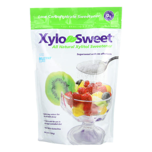 Edulcorante de xilitol totalmente natural bajo en carbohidratos Xylosweet - 3 libras.