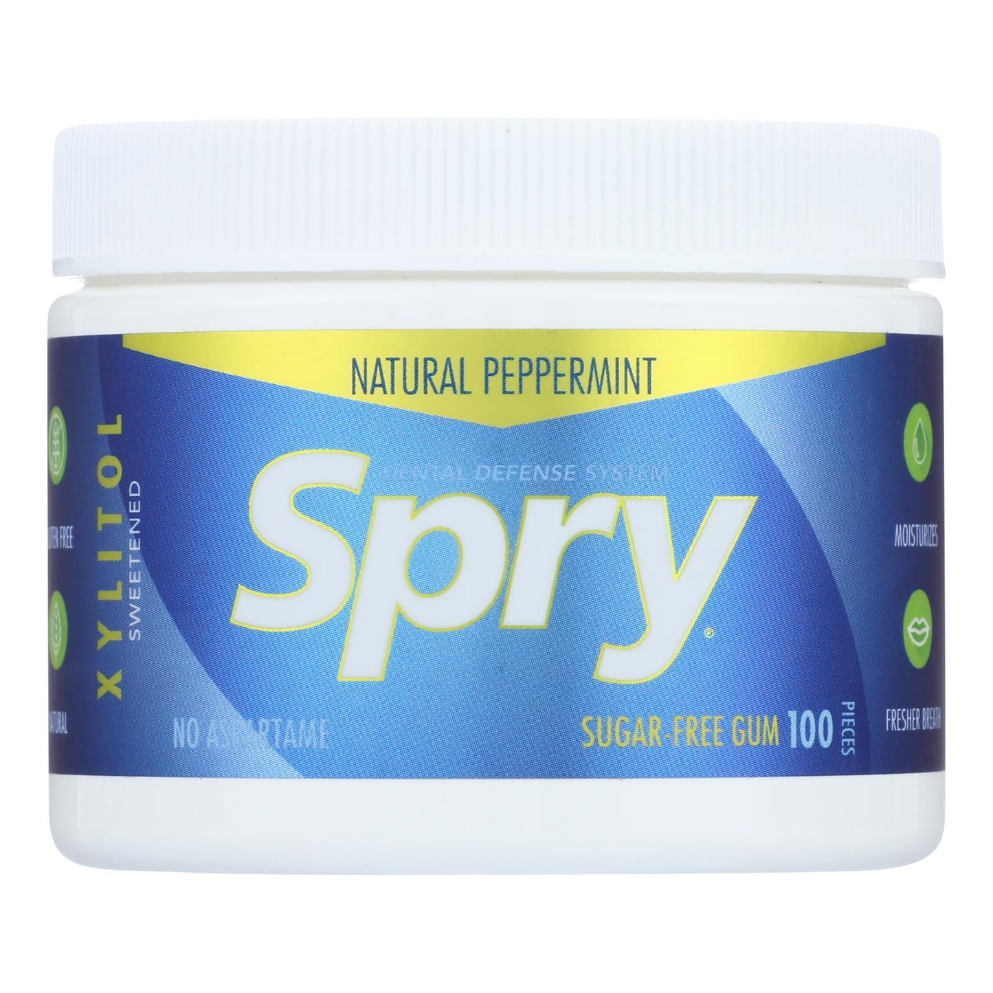 Chicle Spry - Xilitol - Menta - 100 unidades - 1 unidad