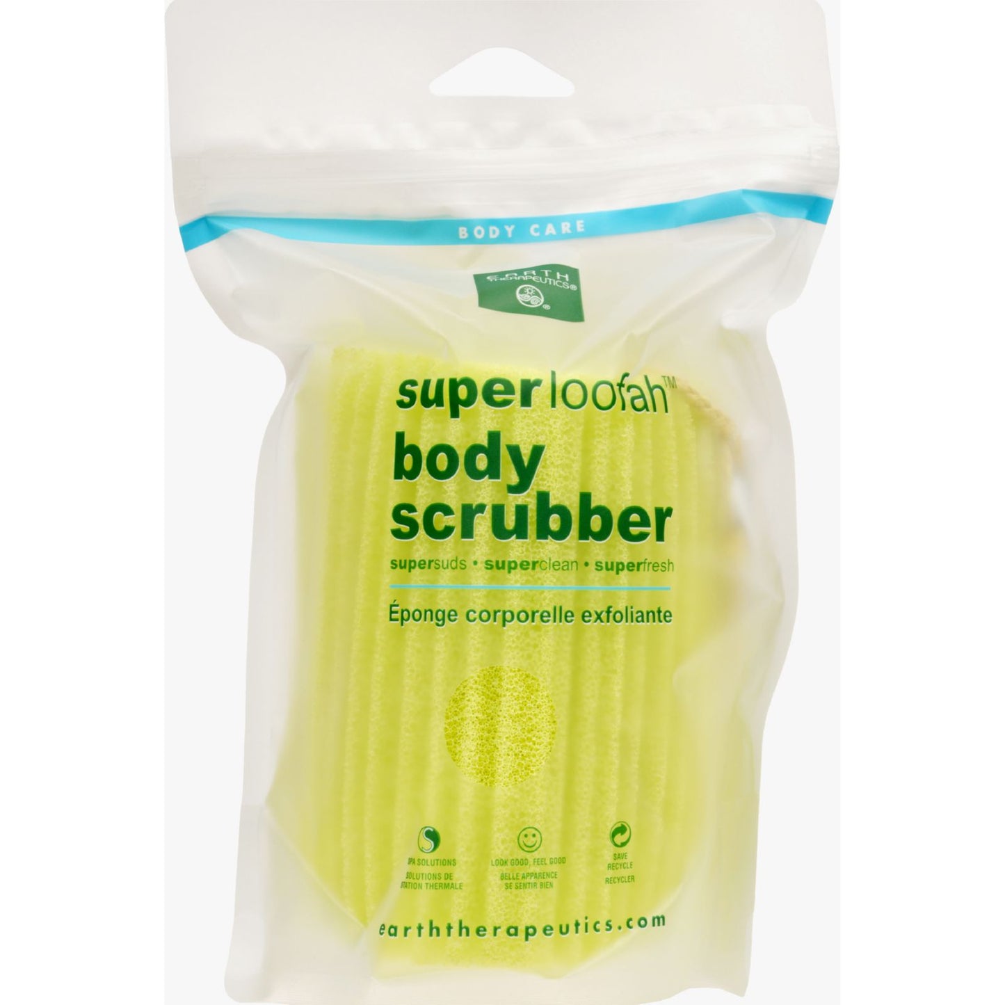 Earth Therapeutics Loofah - Super - Exfoliante corporal - Verde - 1 unidad