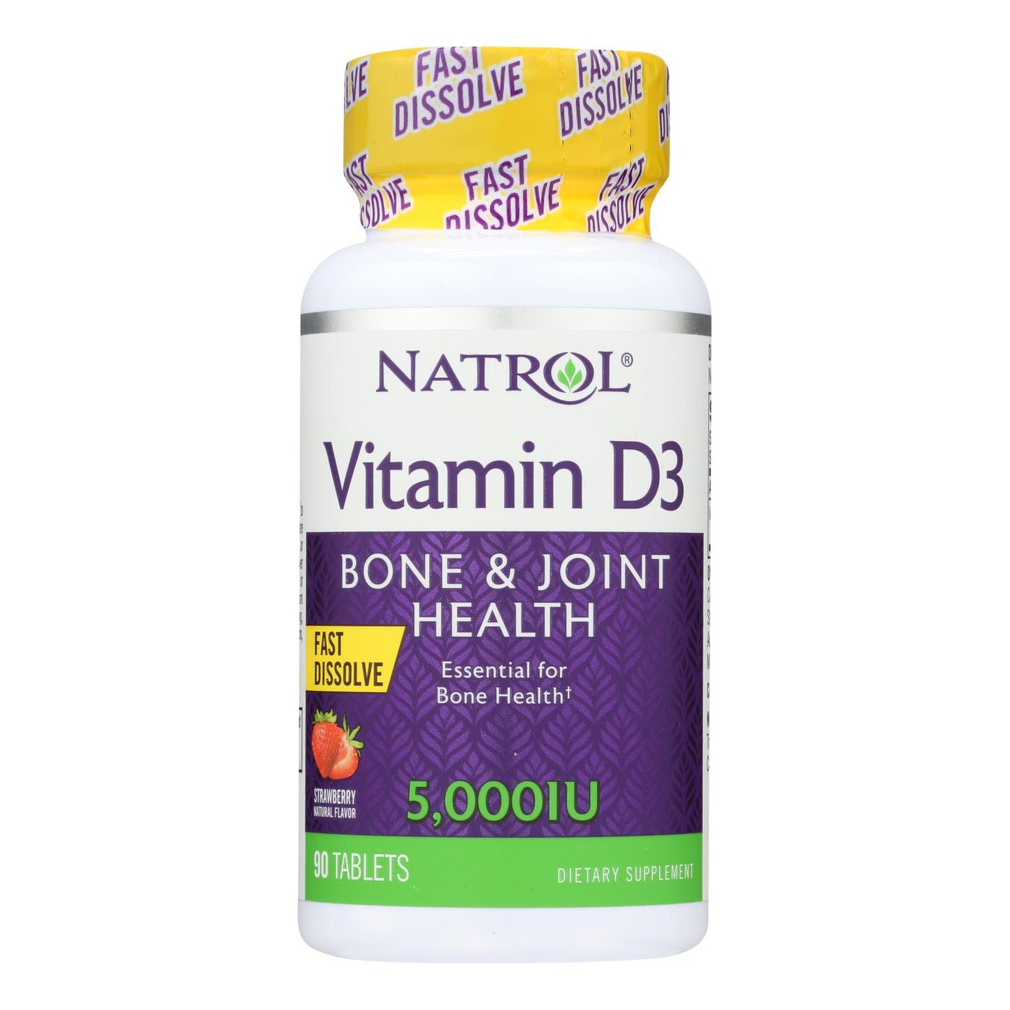 Natrol Vitamin D3 - 5000 Iu - Fast Dissolve - 90 Tablets