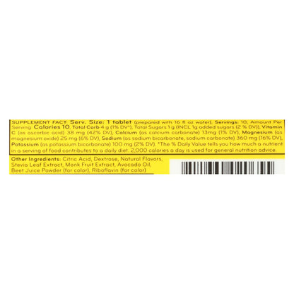 Tableta hidratante Nuun, activa, color naranja, 10 comprimidos, caja de 8