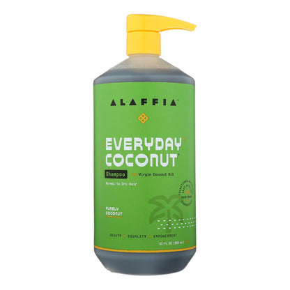 Alaffia - Champú de uso diario - Coco y jengibre - 32 fl oz.