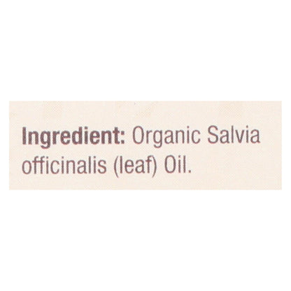 Nature's Answer - Aceite esencial orgánico - Salvia - 0.5 oz.