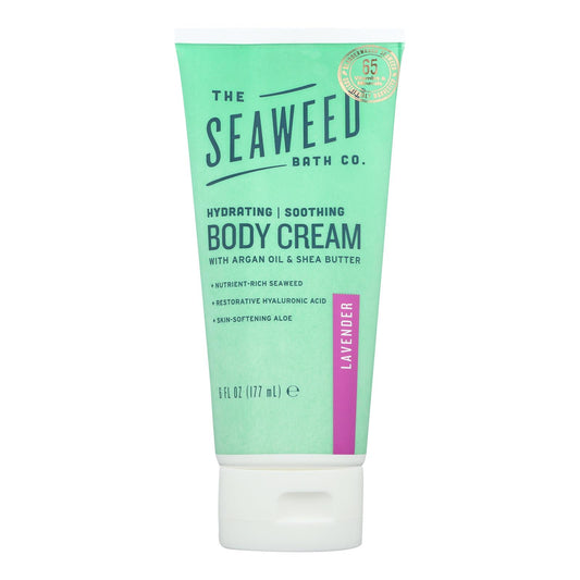 Crema corporal de The Seaweed Bath Co., lavanda, 6 oz