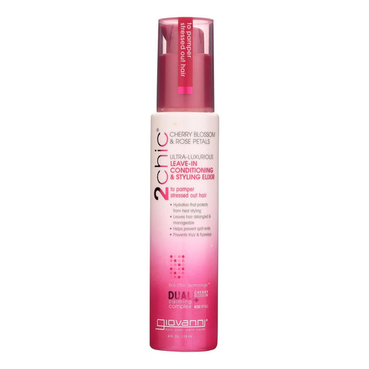 Productos para el cuidado del cabello Giovanni 2chic - Acondicionador - Sin enjuague - Cereza - 4 fl oz