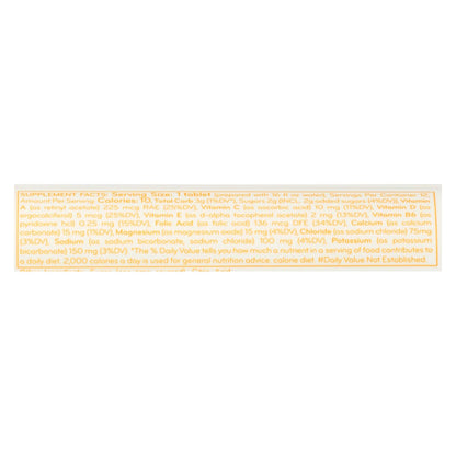 Tabletas de bebida Nuun Vitamins, mandarina y lima, caja de 8, 12 tabletas