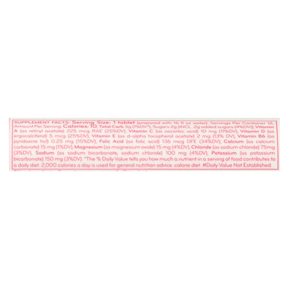 Tabletas de bebida Nuun Vitamins - Pomelo - Naranja - Caja de 8 - 12 tabletas