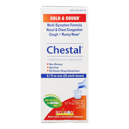 Boiron - Chestal Cold N Cough - Adulto - 6,7 onzas líquidas