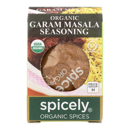 Spicely Organics - Condimento orgánico Garam Masala - Caja de 6 - 0.5 oz.