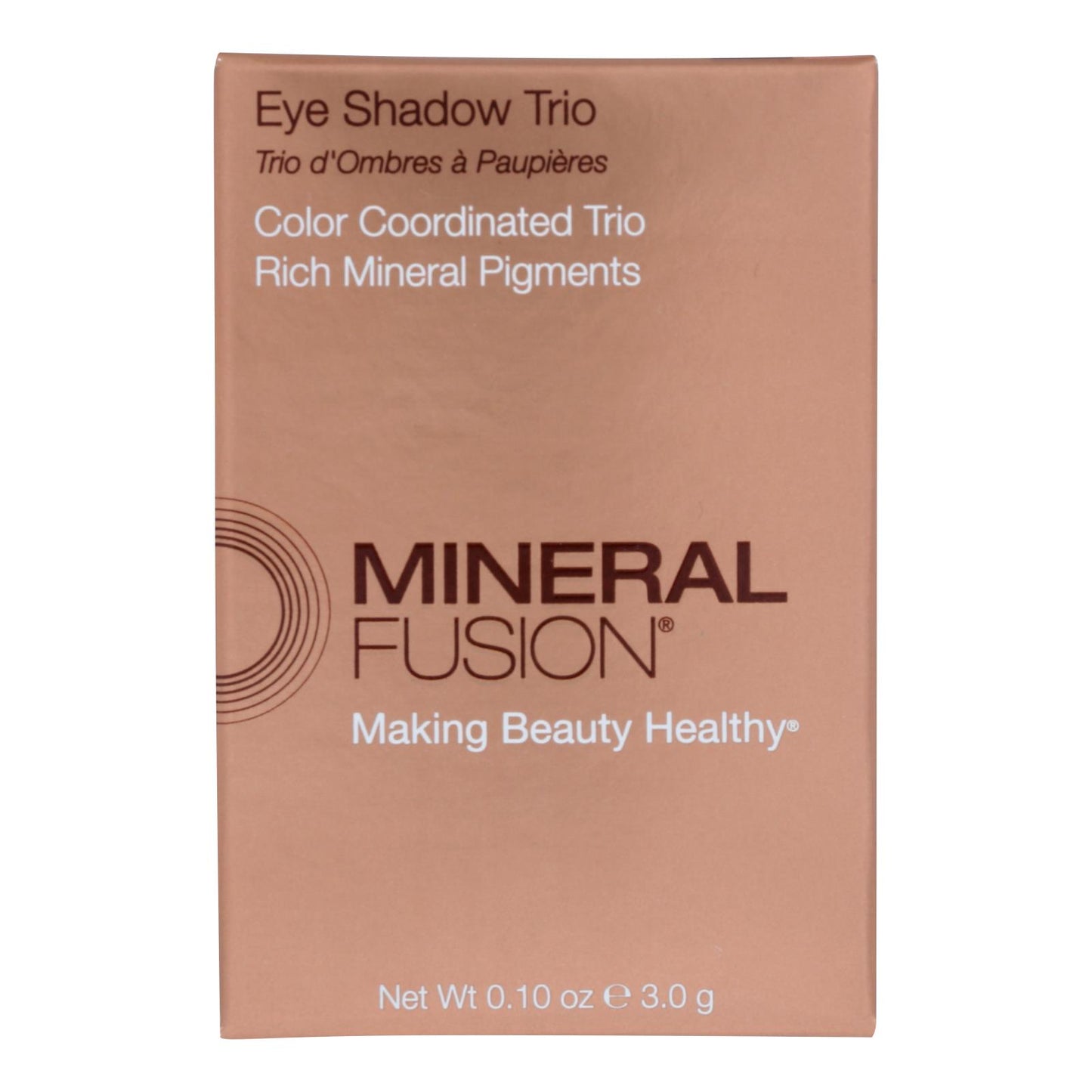 Mineral Fusion - Trío de sombras de ojos - Oro rosa - 0.1 oz.