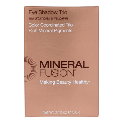 Mineral Fusion - Trío de sombras de ojos - Oro rosa - 0.1 oz.