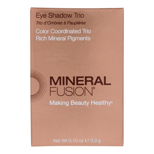 Mineral Fusion - Trío de sombras de ojos - Oro rosa - 0.1 oz.