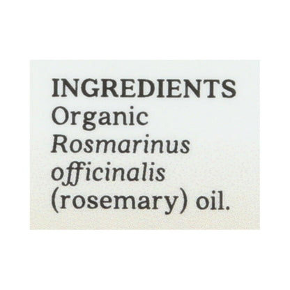 Aura Cacia - Essential Oil - Rosemary Verbenone - Case Of 1 - .25 Fl Oz.