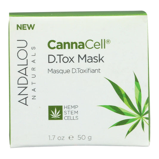 Andalou Naturals - Mascarilla Cannacell D.tox - 1,7 oz.